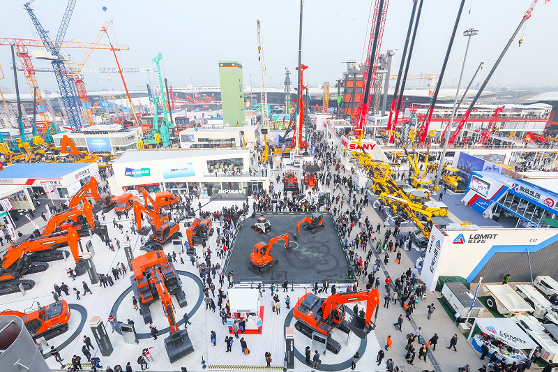 спецтехника SANY на выставке Bauma China